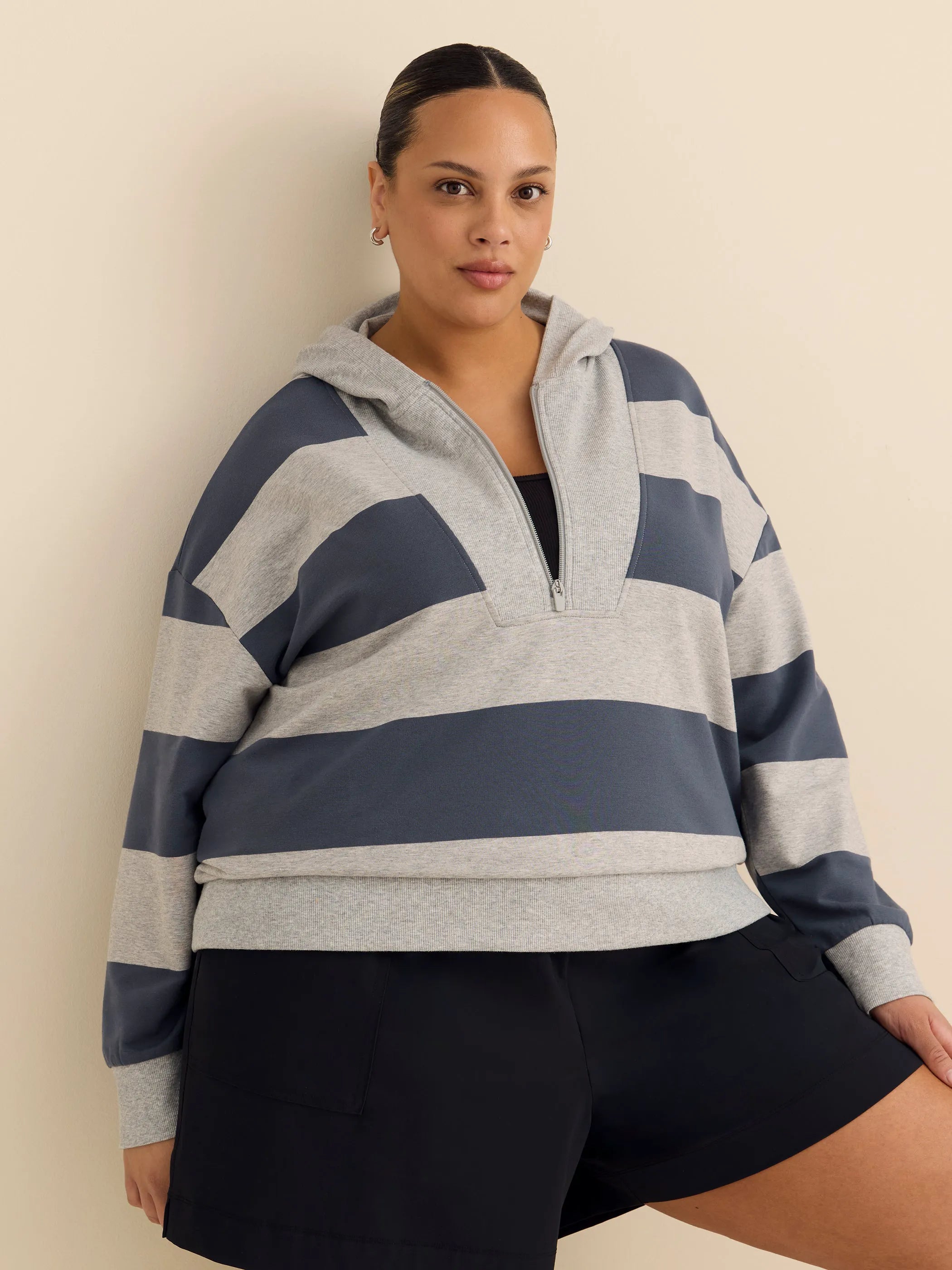 Light grey heather printed