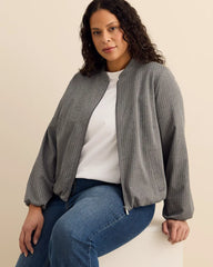 Dark grey pinstripe