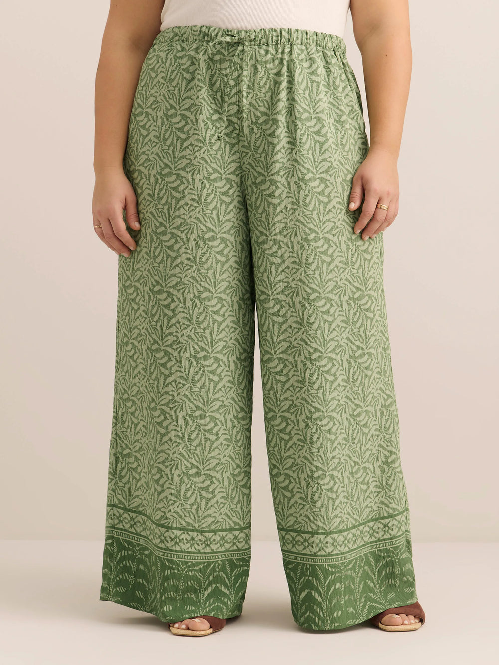 Vinyard green printed