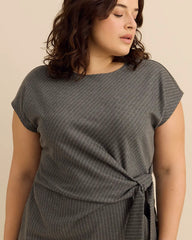 Dark grey pinstripe