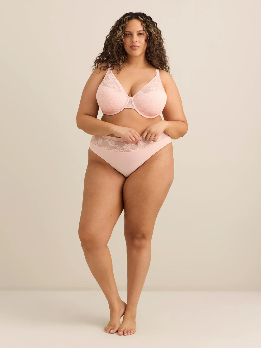 Veiled pink