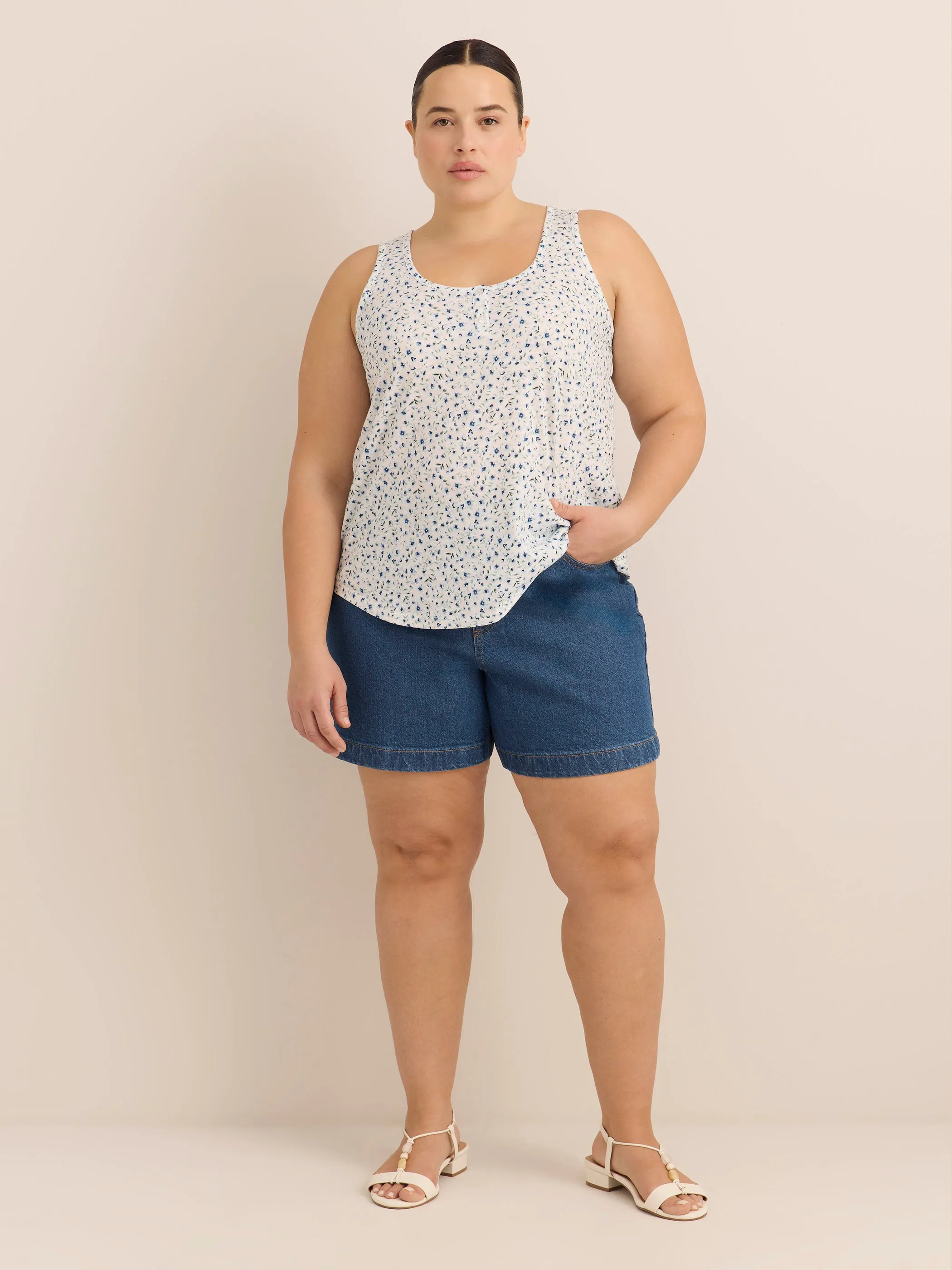 Medium blue denim