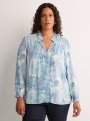 MINERAL BLUE PRINTED