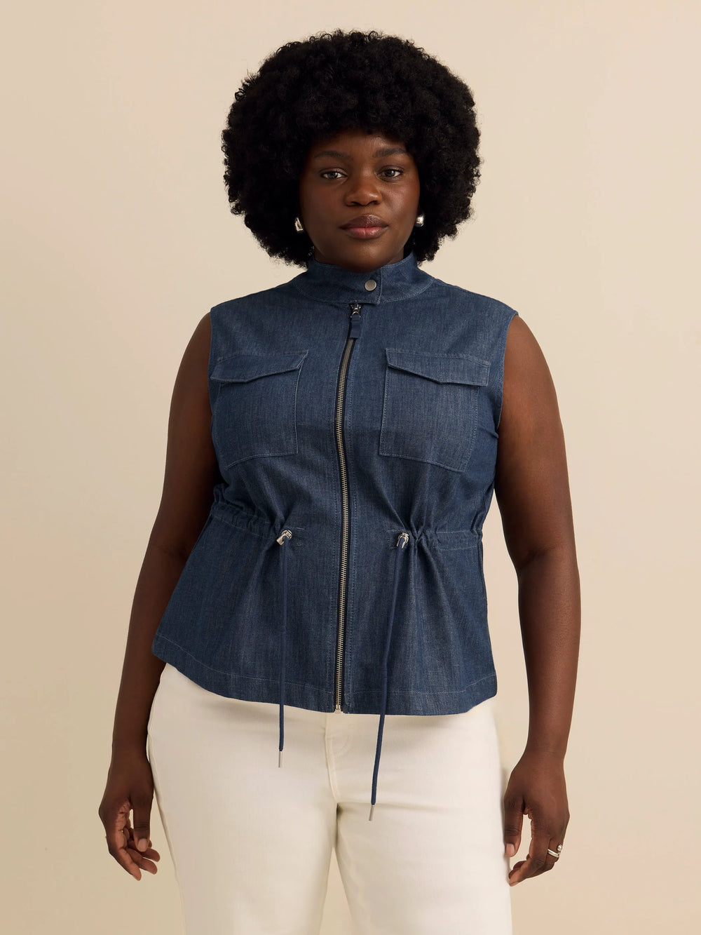 Dark denim