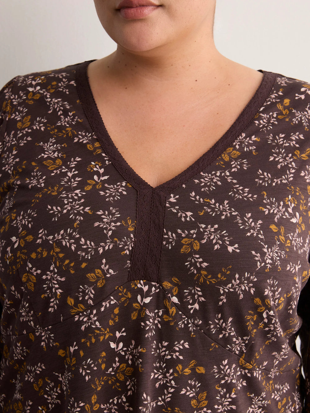 CHOCOLATE PLUM PRINTED
