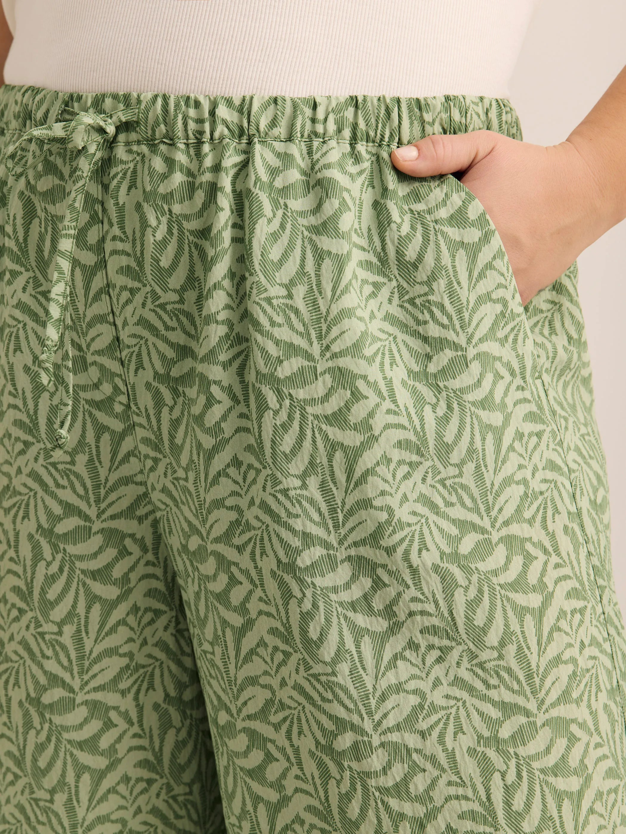 Vinyard green printed