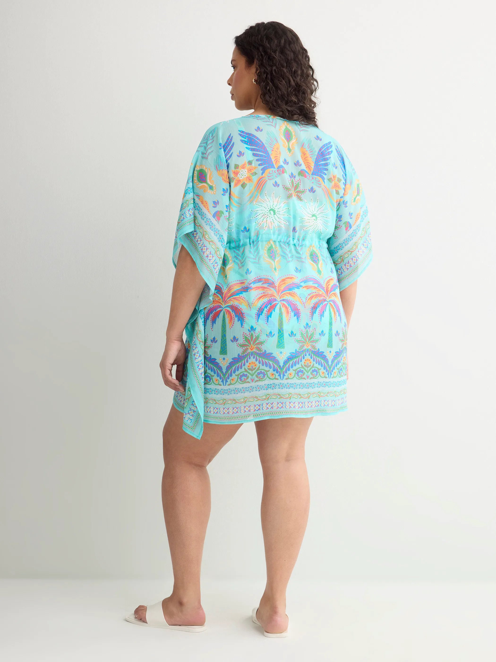 BLUE TURQUOISE PRINTED
