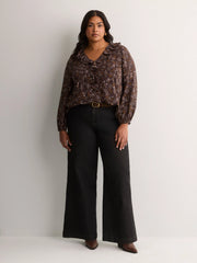 CHOCOLATE PLUM PRINTED