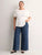 Dark medium blue denim
